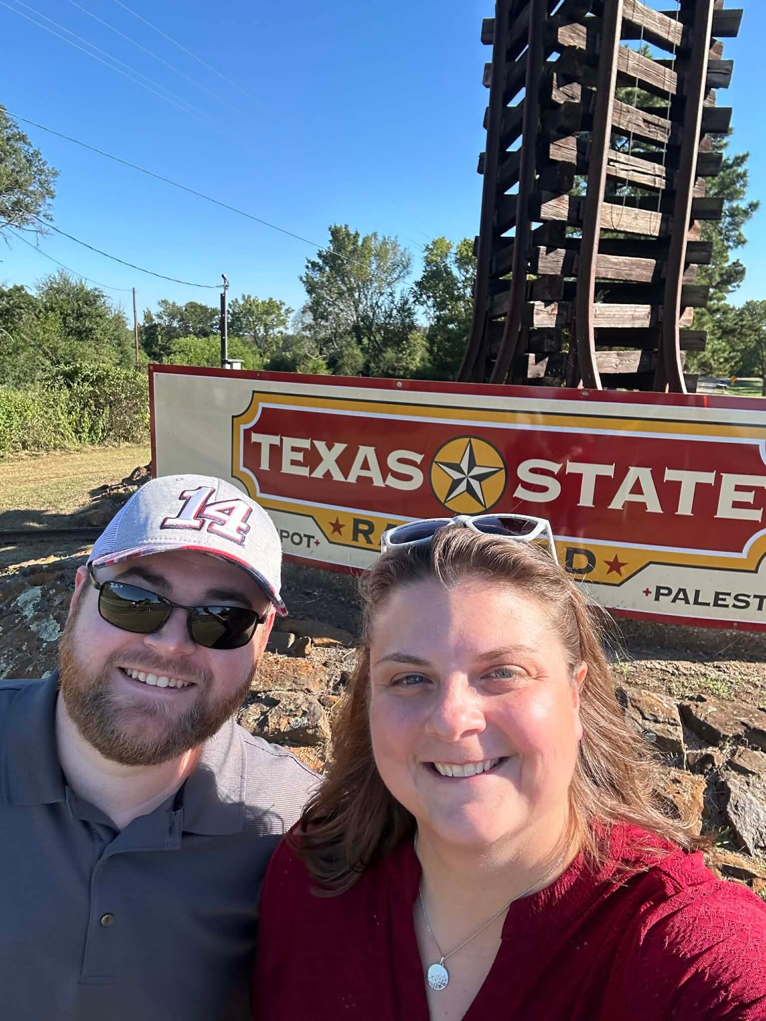 Their first "big trip" was when Chelsea surprised Joshua with tickets to ride the train at the Texas State Railroad and enjoy a dinner under the stars. They only journeyed just across the state line, but it was the start to many grander trips and the memories that came with them.
