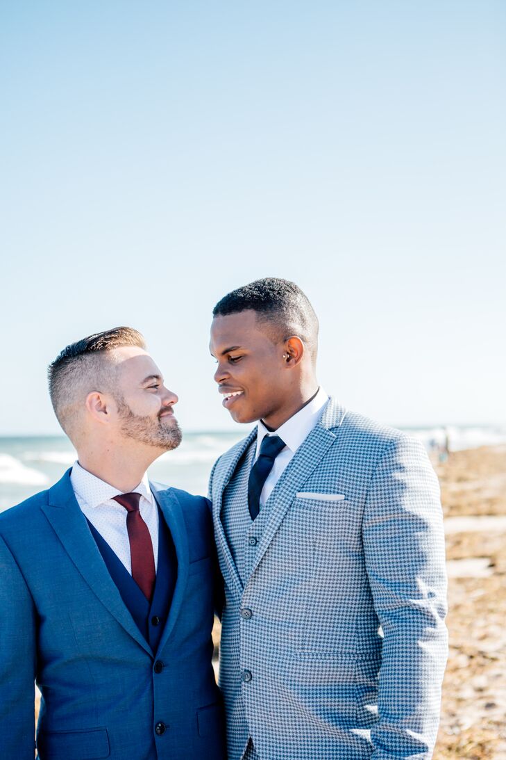 Shortly after meeting online, Jheraud James (23 and a senior restaurant manager) and Richard Werhle III (34 and an assistant general manager at a rest