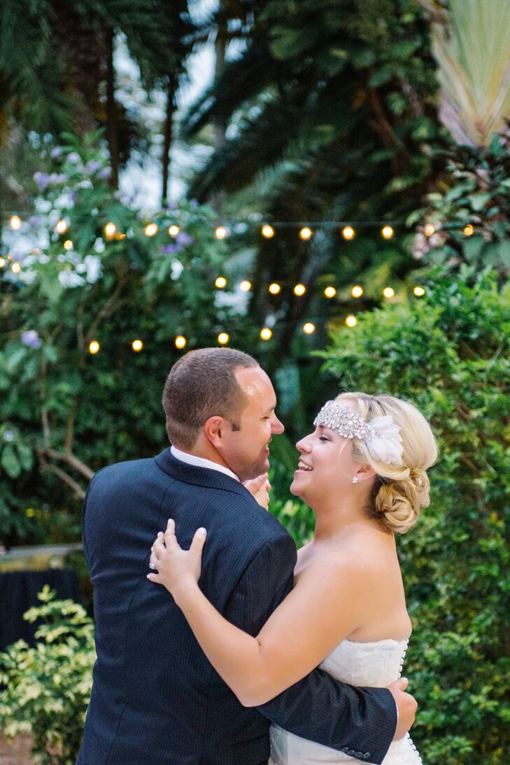 Lona and Bryan danced to “Can't Take my Eyes Off You” by Frankie Valley. “Surprisingly, our first dance turned out much better than I had anticipated even though we never practiced,” Lona says. “It was perfectly us.”