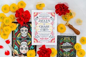 Colorful Wedding Invitations Inspired by Day of the Dead