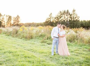 For Julie Harvey (28 and an anesthesiologist) and Aaron Hanson (29 and a pediatrics physician), who met in high school, creating a wedding that was un