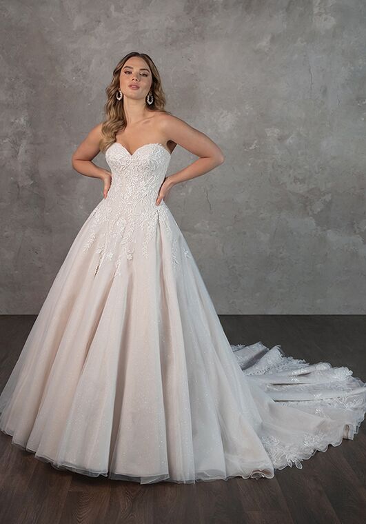 Essense of Australia D4331 Ball Gown Wedding Dress - 5