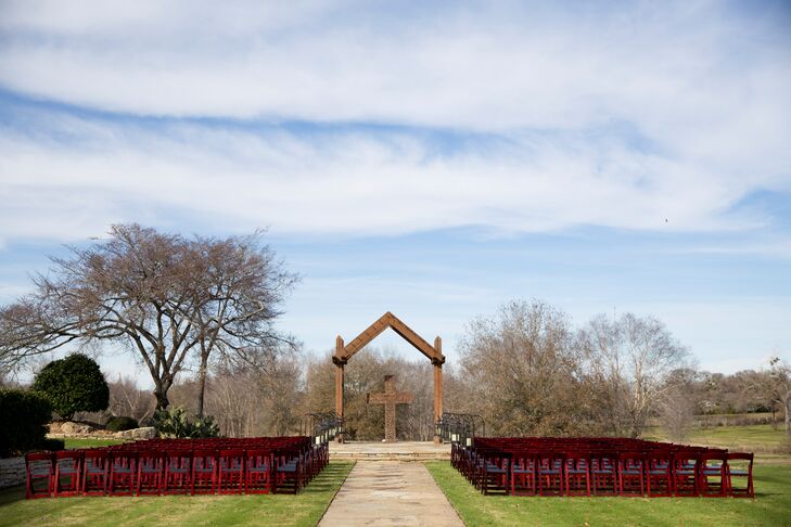 Leigh's family owns Rock Lake Ranch,  a wedding venue in College Station, Texas. "It was perfect for what we were looking for, and not to mention so much easier with the help of everyone about vendor information, logistics and more."
