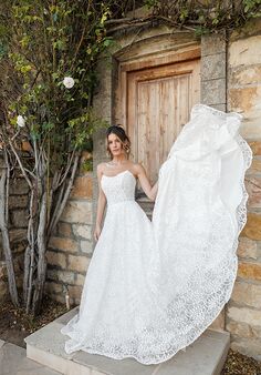 Essense of Australia D4196 A-Line Wedding Dress