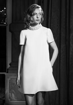 Viktor&Rolf Mariage EMBROIDERED SHIFT MINI Sheath Wedding Dress