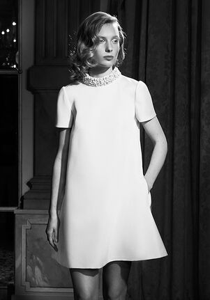 Viktor&Rolf Mariage EMBROIDERED SHIFT MINI Sheath Wedding Dress