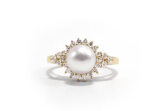 Pearl Engagement Rings