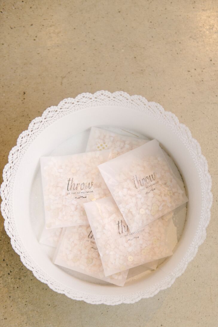 Blush Confetti in Customized Packets