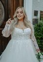 Stella York 7529 plus A-Line Wedding Dress - thumbnail - 3