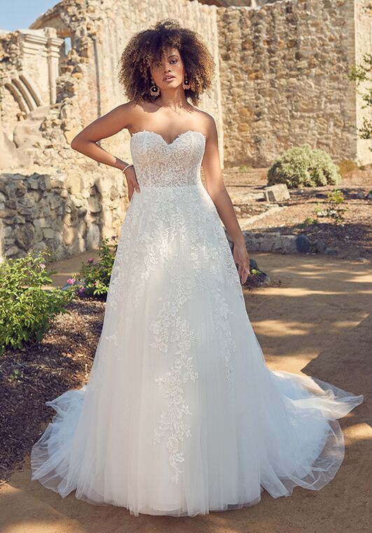 Maggie Sottero ROUSSEAU A-Line Wedding Dress - 4