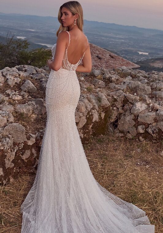 Calla Blanche 125104 Raquelle Sheath Wedding Dress - 2