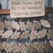 DIY Leaf Escort Cards in Brown Paper Bag Cardstock