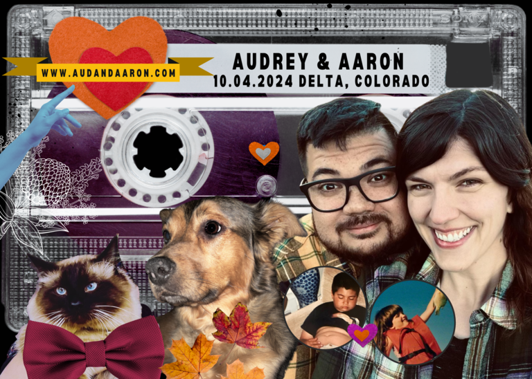 Audrey & Aaron Home Page Banner