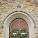 Eucalyptus Wreaths on Lake of the Isles Lutheran Church Doors