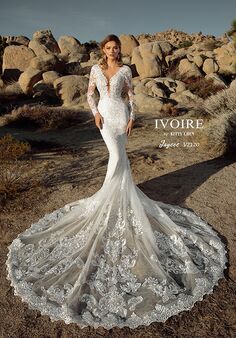 IVOIRE by KITTY CHEN JAYCEE,V2120 Sheath Wedding Dress