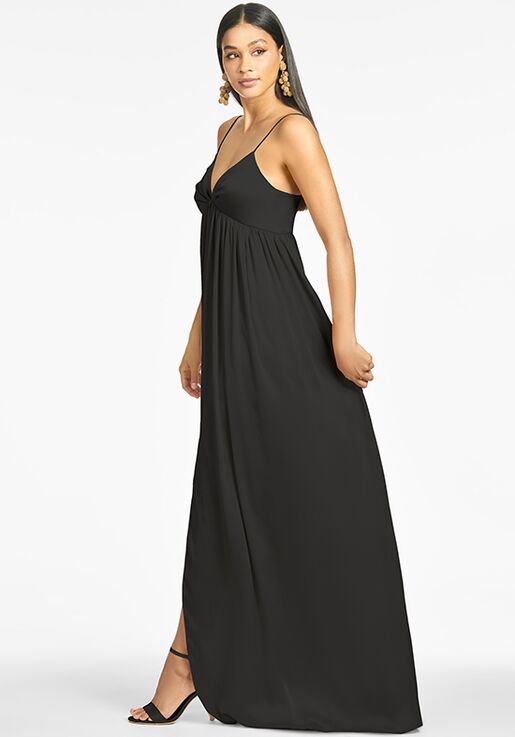 Sachin & Babi Jessica Gown - Black V-Neck Bridesmaid Dress - 2