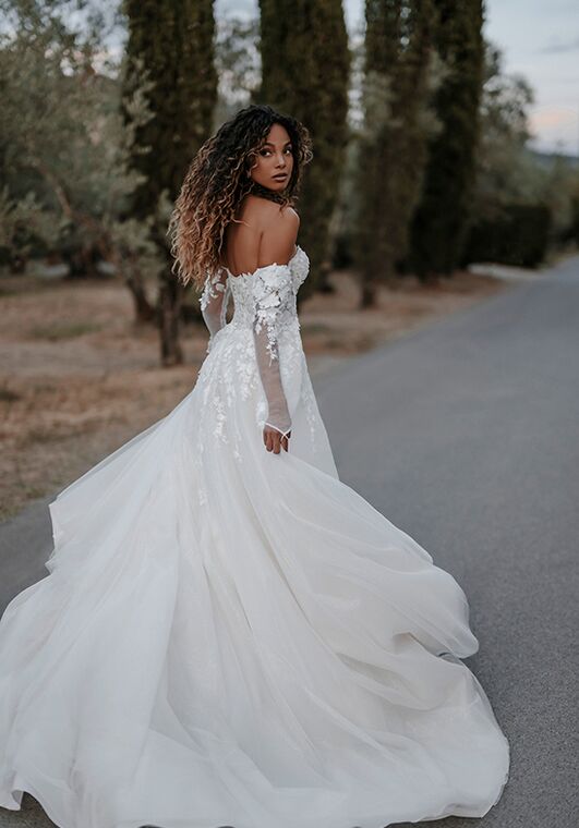 Abella Jouri A-Line Wedding Dress - 3