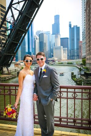 Custom Alice Padrul Sheath Wedding Dress