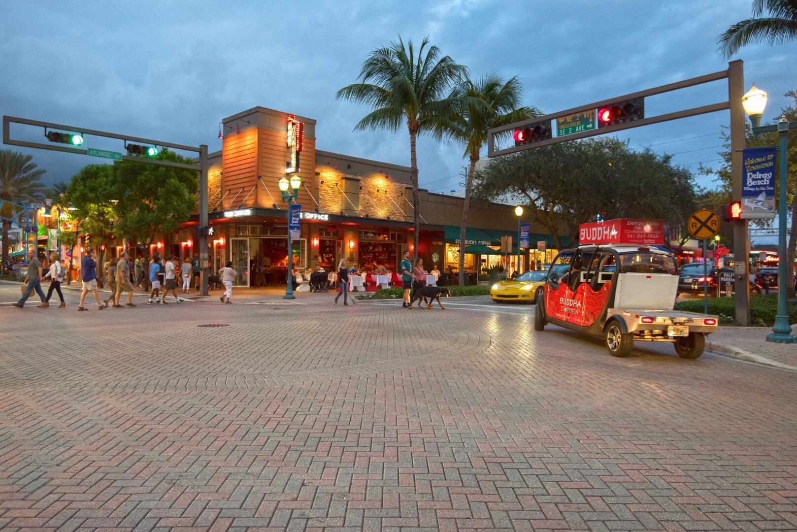 Picture of Atlantic Avenue in Delray 