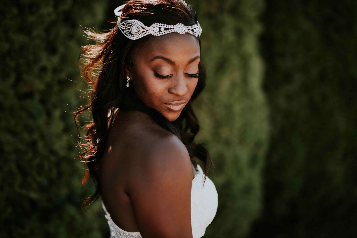 Bridal Rhinestone Sparkly headpiece Mosaic Crystal Wedding Headband – Statement Rhinestone  main image 2