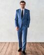 The Black Tux Light Blue Shawl Tuxedo Blue Tuxedo - thumbnail - 1