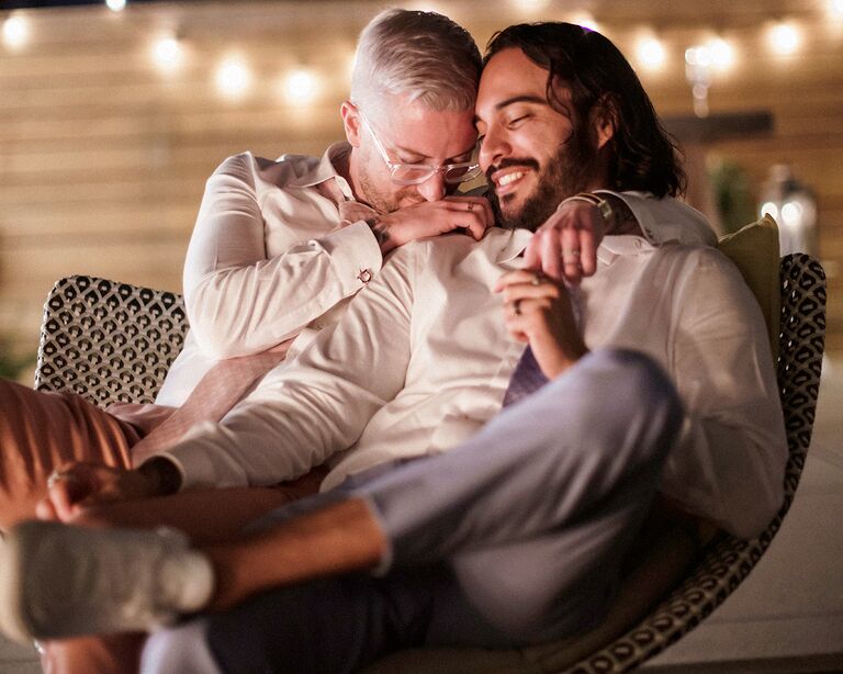 Sam Anthony and Erik Velasquez Frenchy Toast Wedding Elopement end of night
