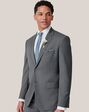 Birdy Grey Suits Taylor Suit Jacket in Charcoal Grey Tuxedo - thumbnail - 2