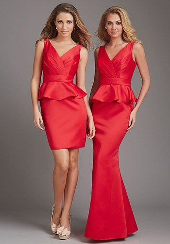 Allure Bridesmaids 1360 V-Neck Bridesmaid Dress - 3