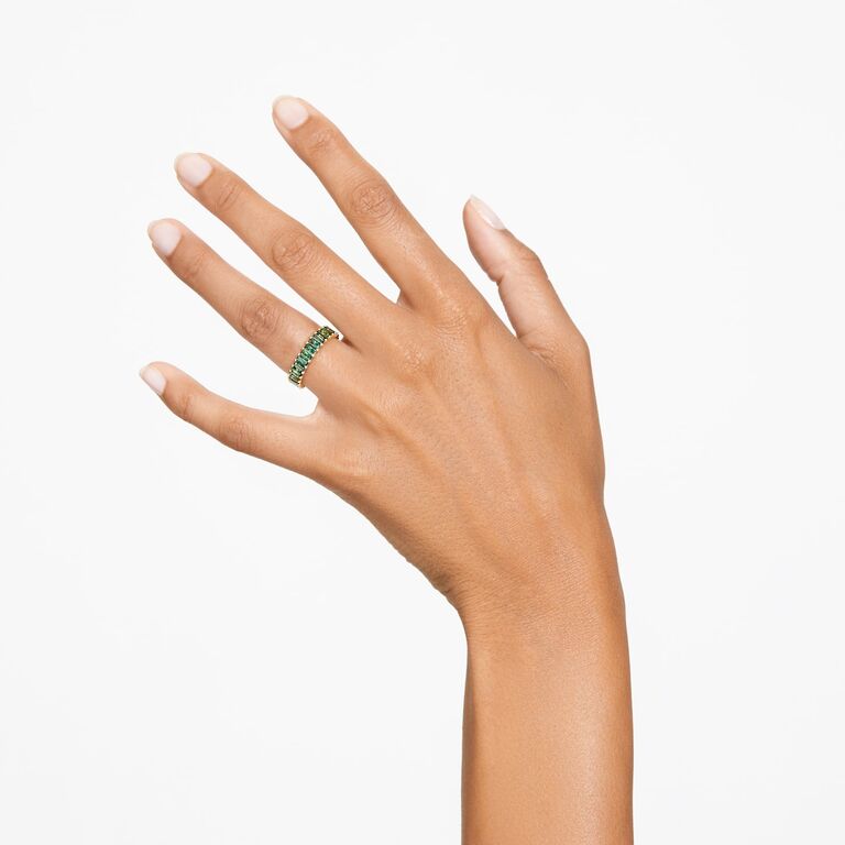 baguette crystal ring