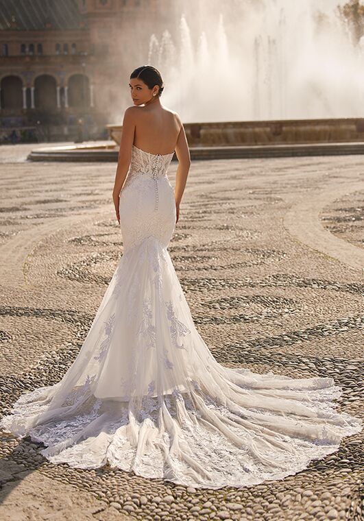 Val Stefani Antonia Mermaid Wedding Dress - 3