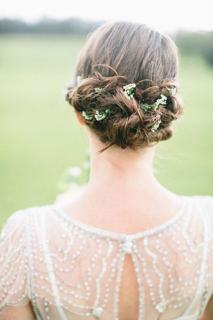 Natural Floral Updo
