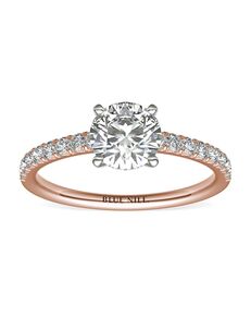 Blue Nile Round Cut Engagement Ring