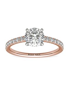 Blue Nile Round Cut Engagement Ring