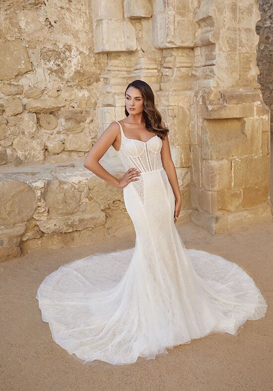 Casablanca Bridal 2473 Perla Fit-and-Flare Wedding Dress - 1