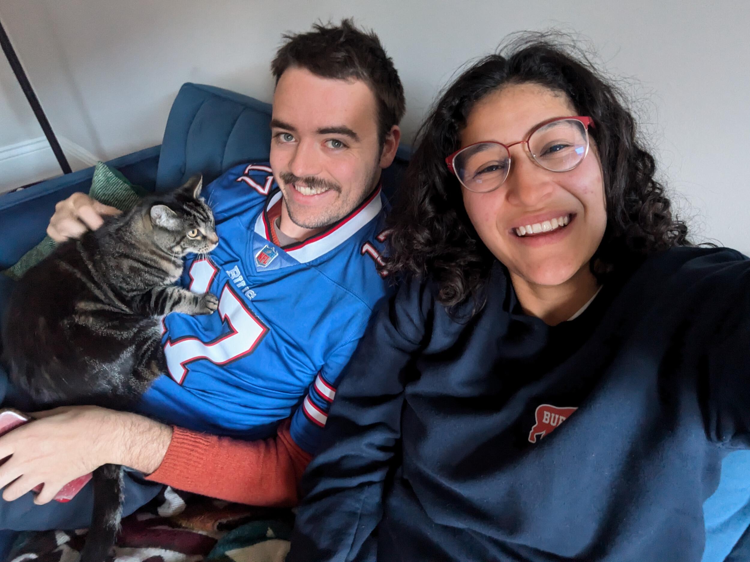 Sunday morning football with Jazzy. Fútbol Americano los domingos por la mañana con Jazzy.