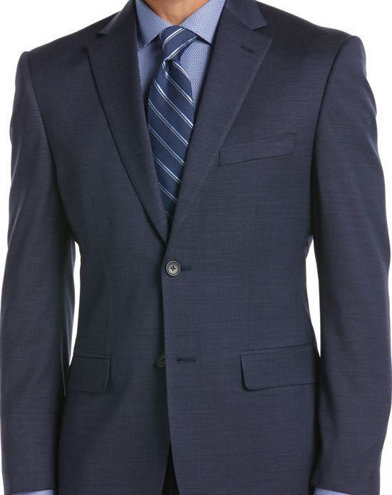 MEN’S WEARHOUSE Kenneth Cole Awearness® Blue Suit Blue Tuxedo - 1