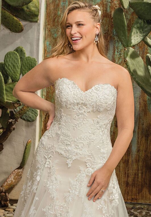 Casablanca Bridal Style 2291 Everly A-Line Wedding Dress - 5