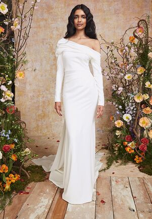 THEIA SCARLET Fit-and-Flare Wedding Dress
