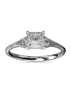 Blue Nile Princess Cut Engagement Ring