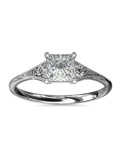 Blue Nile Princess Cut Engagement Ring