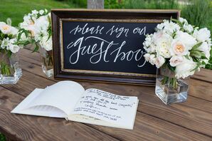 Chalkboard-Inspired Escort Card Board
