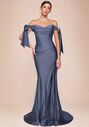 Ladivine CD943 Off the Shoulder Bridesmaid Dress - thumbnail - 3