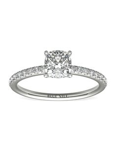 Blue Nile Cushion Cut Engagement Ring