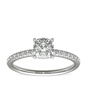 Blue Nile Cushion Cut Engagement Ring
