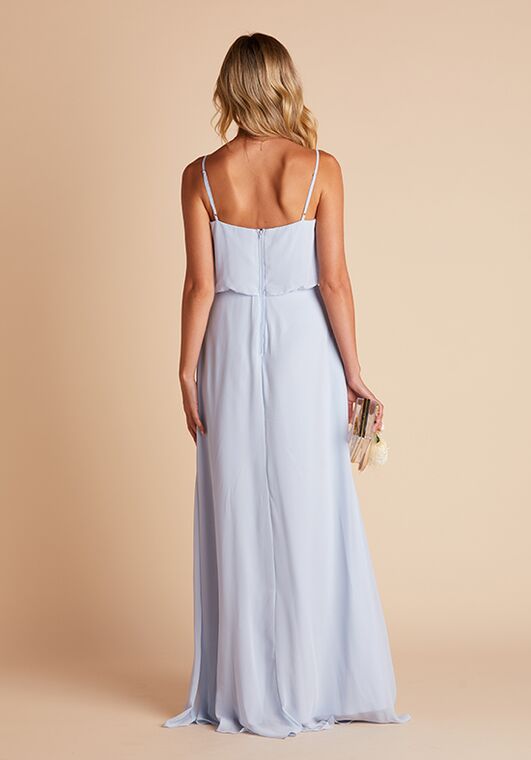 Birdy Grey Gwennie Dress in Ice Blue V-Neck Bridesmaid Dress - 2