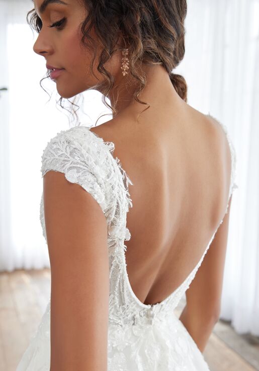 Adrianna Papell Platinum 31237 A-Line Wedding Dress - 3