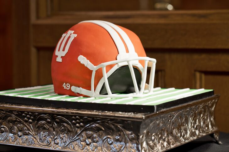 Indiana University Football Helmet Groom's Cake