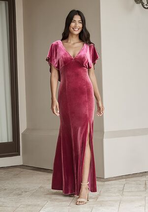 B2 Bridesmaids by Jasmine B243021 V-Neck Bridesmaid Dress
