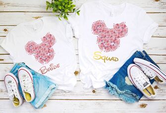 disney bridesmaid shirts