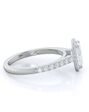 With Clarity Glamorous Emerald, Oval Cut Engagement Ring - thumbnail - 2